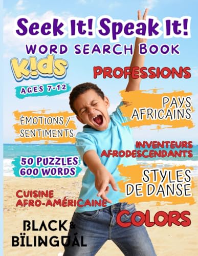 Seek It! Speak It! — FRENCH Word Search for KIDS: A Celebration of Culture, Language & Learning