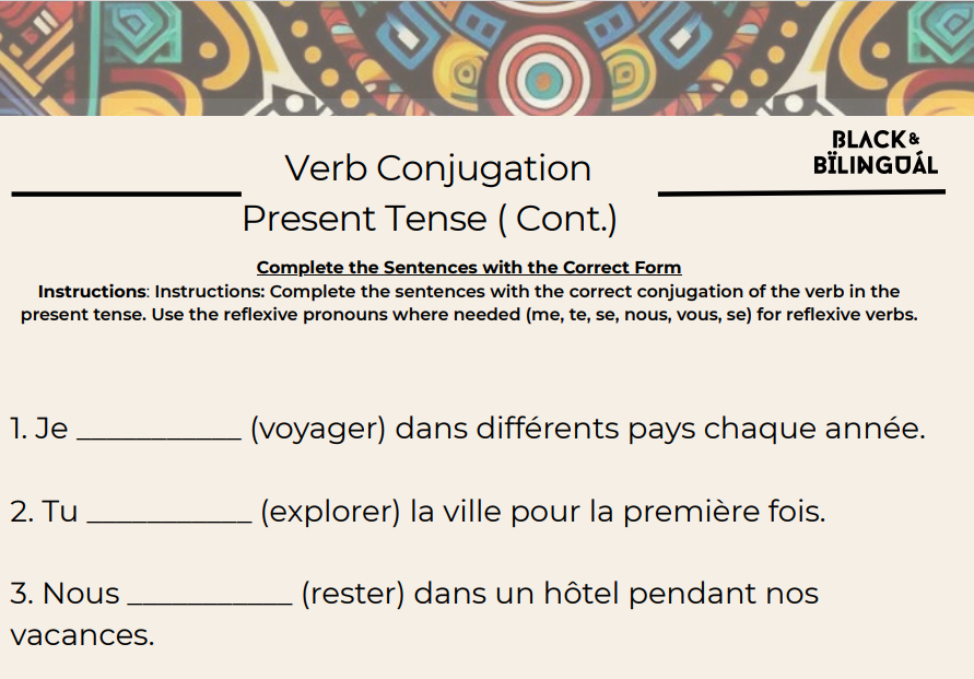 A Day of Travel PDF: FRENCH Vocabulary & Activity Guide