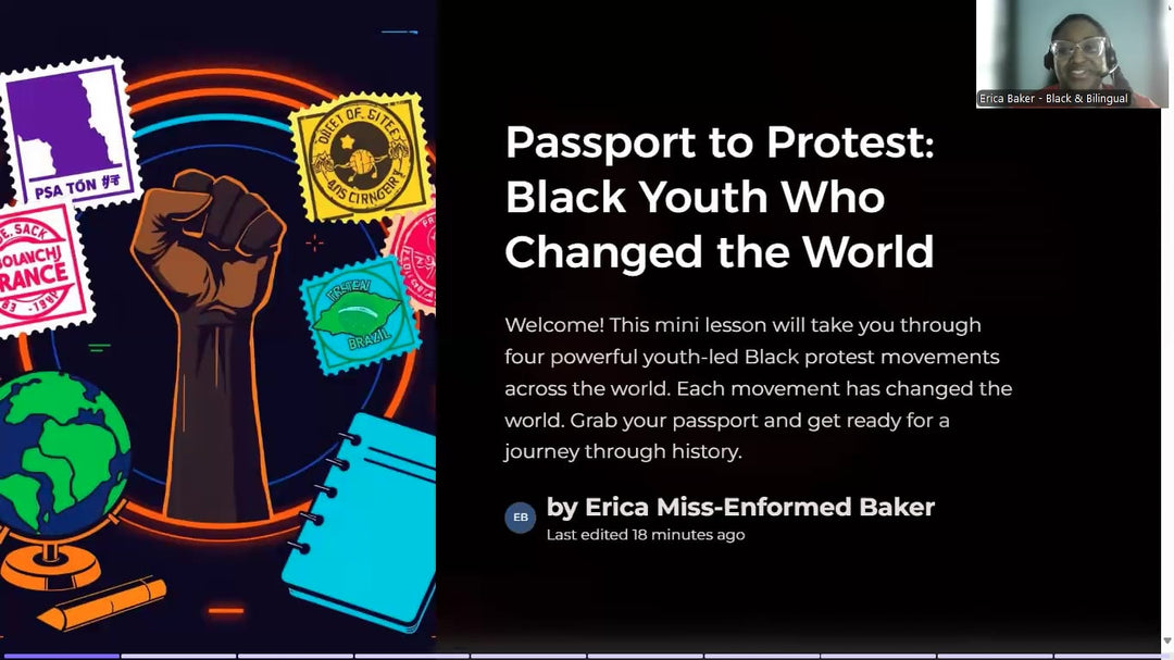 Passport to Protest: A Black Youth-Led Movement Mini Lesson
