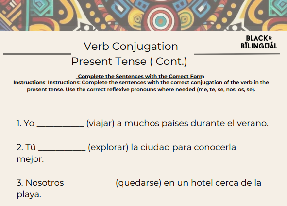 A Day of Travel PDF: SPANISH Vocabulary & Activity Guide